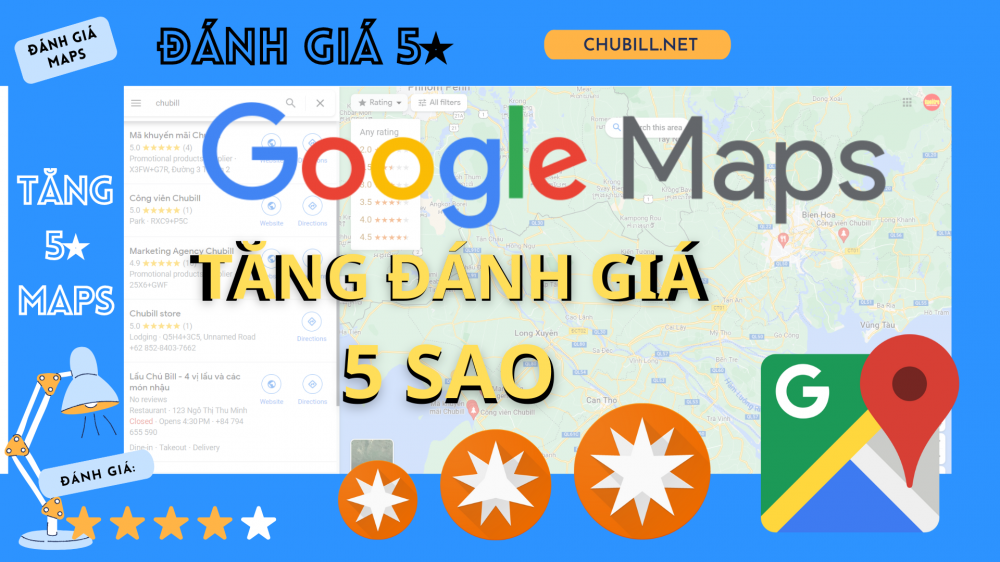 Dịch vụ tăng đánh giá Google Maps - Tăng 1 review cũng nhận, giá Siêu Siêu rẻ